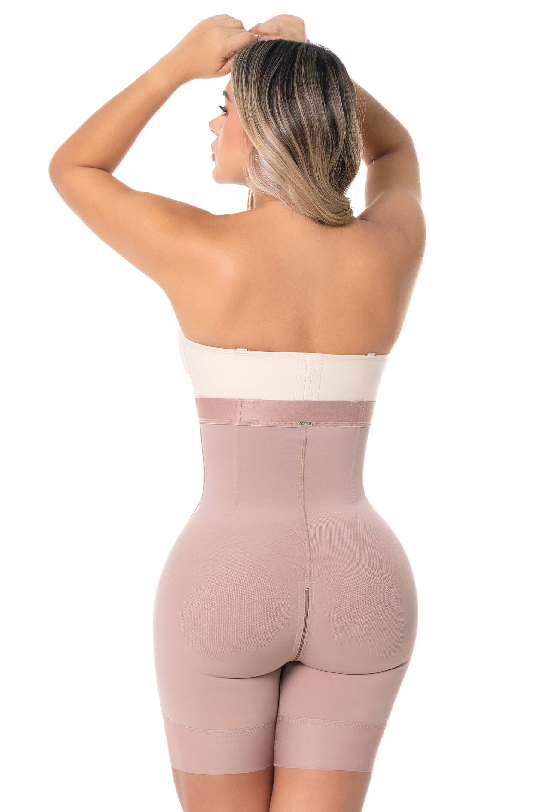 Faja Mid-Thigh Hourglass Bodysuit