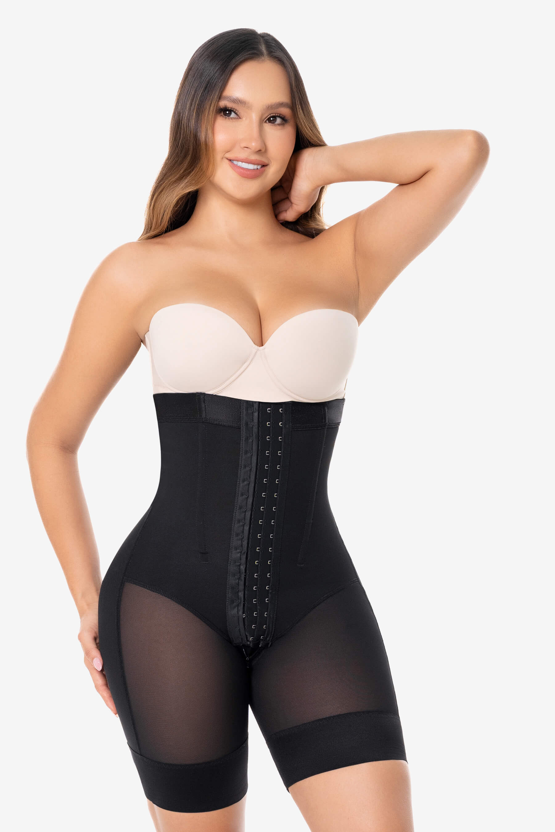 Faja Mid-Thigh Hourglass Bodysuit